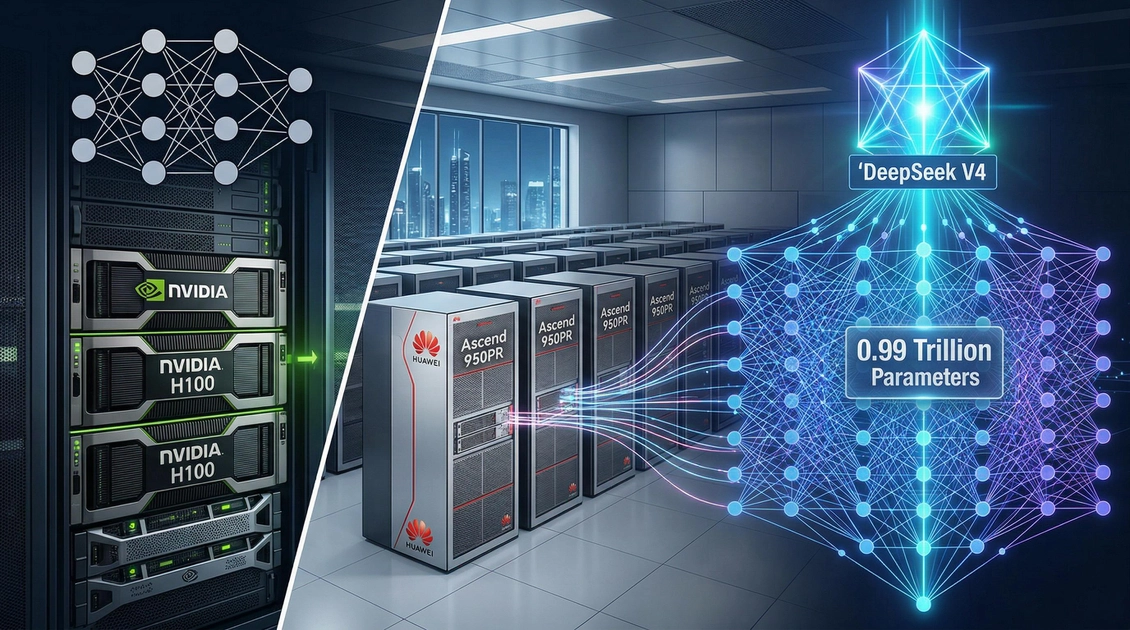 Візуалізація обчислювальної потужності DeepSeek V4