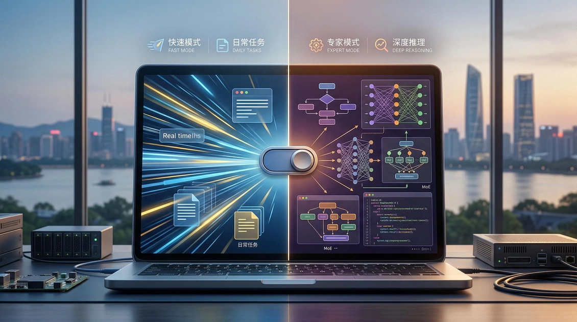 Інтерфейс нейромережі DeepSeek V4