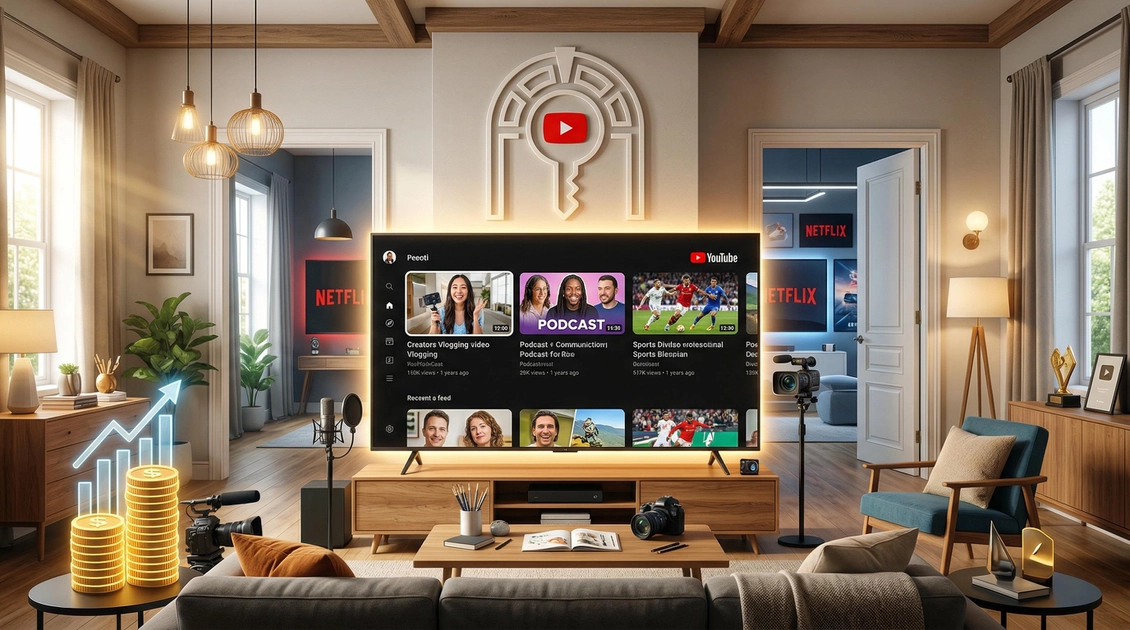 Neal Mohan lors d'une interview sur la domination de YouTube