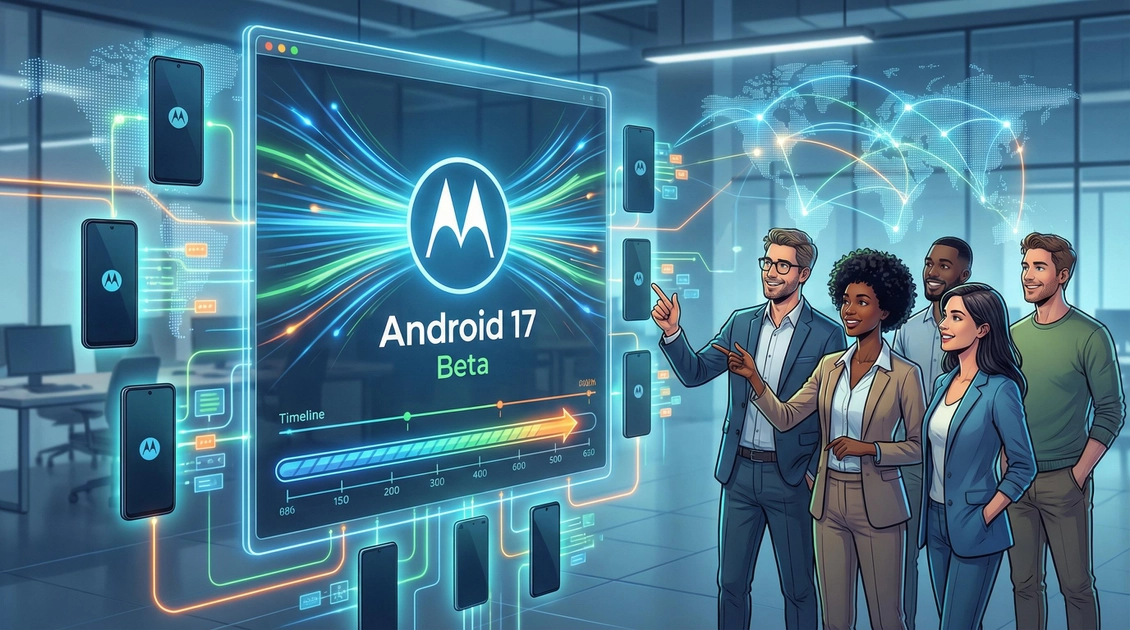 Смартфон Motorola з інтерфейсом нової операційної системи