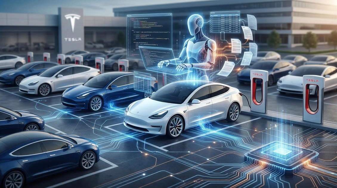 Інтерфейс Grok у Tesla