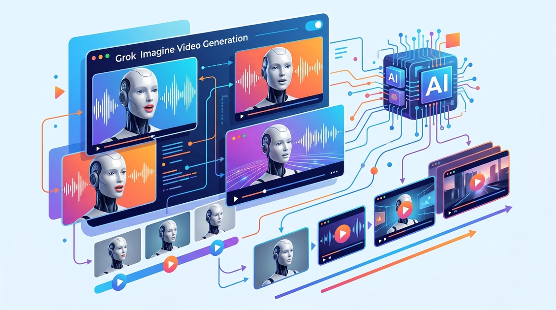 Інтерфейс генерації відео Grok Imagine