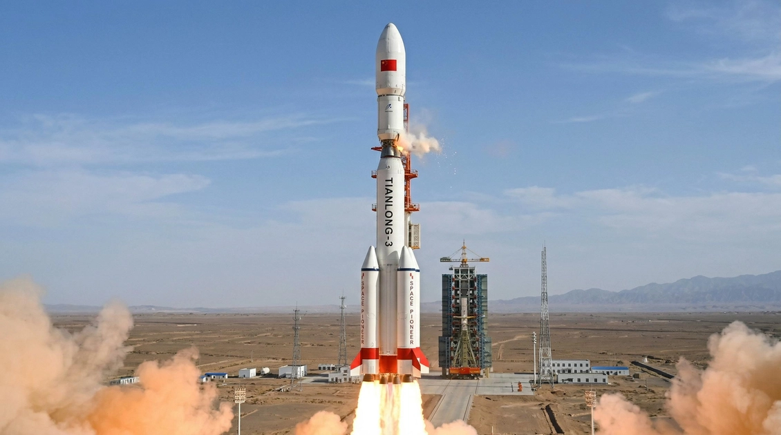 ракета tianlong-3 на стартовому майданчику