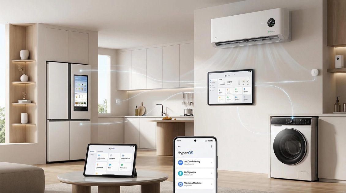 Розумний кондиціонер Xiaomi Mijia в інтер'єрі