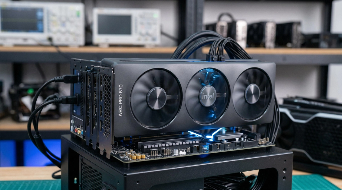 Відеокарта Intel Arc Pro B70 у тестах