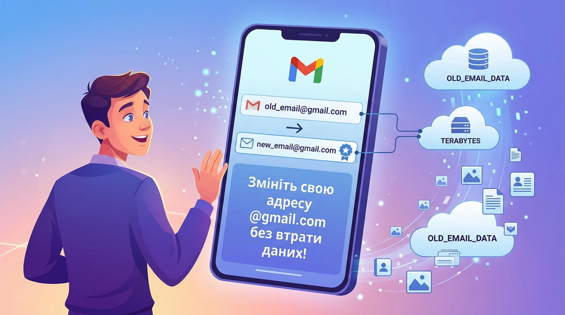 Додаток Gmail на смартфоні Android