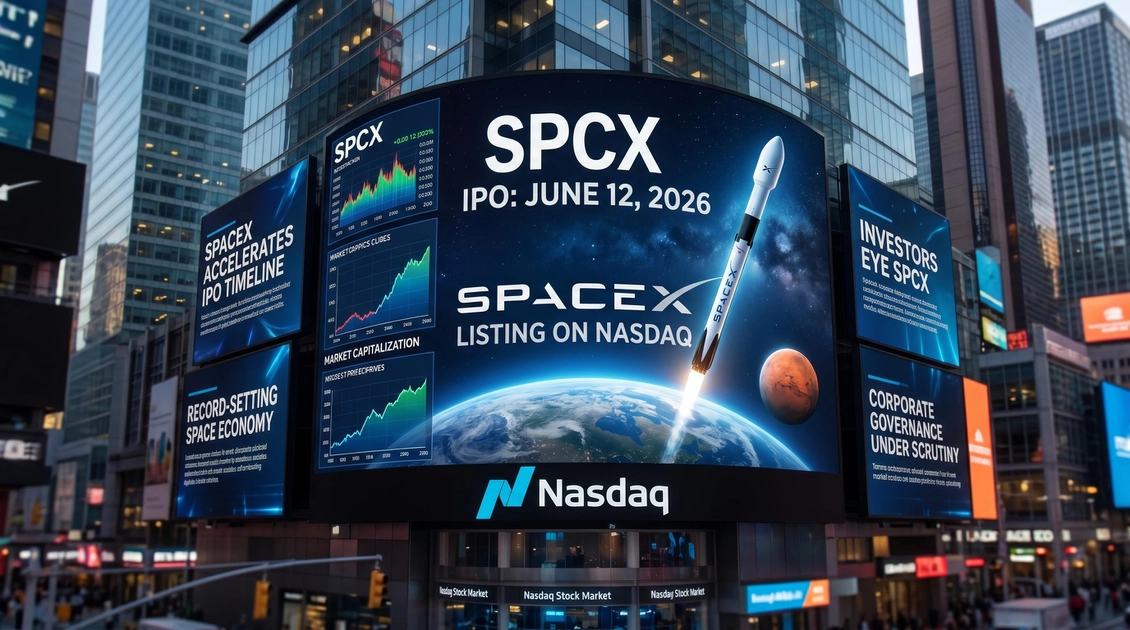 Космічний корабель SpaceX у польоті