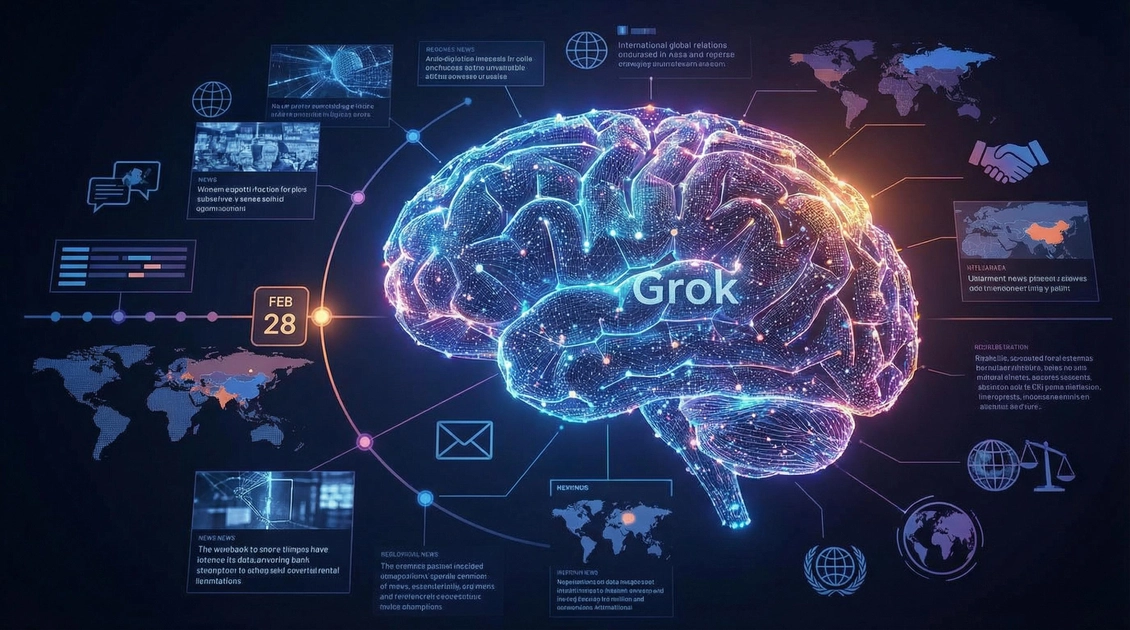 Інтерфейс чат-бота Grok з текстом прогнозу