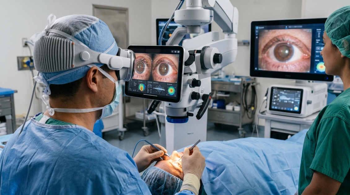 Хірург проводить операцію в Apple Vision Pro