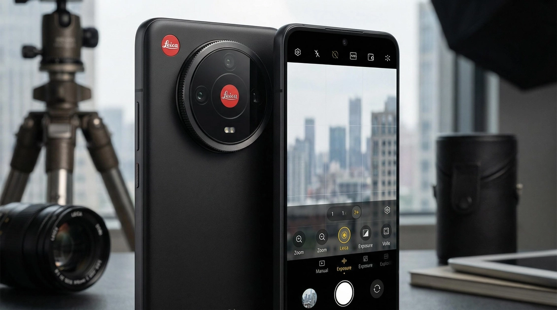 Смартфон Leica Leitzphone чорного кольору