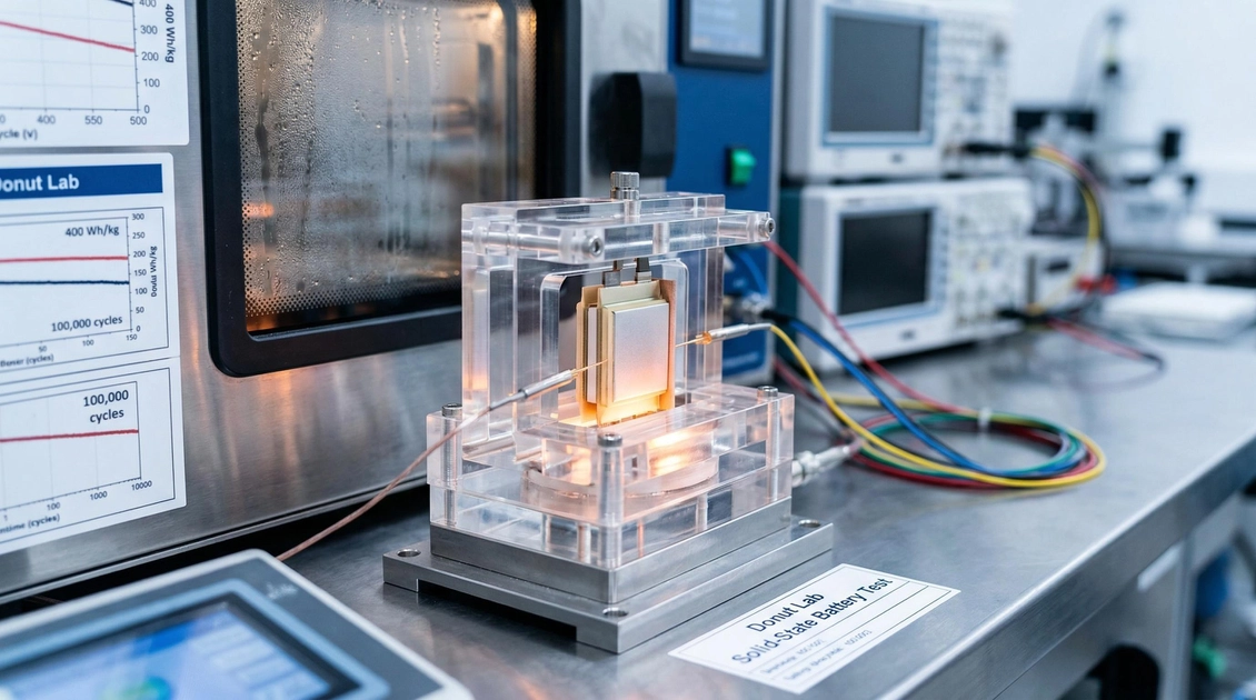 Прототип твердотільної батареї Donut Lab