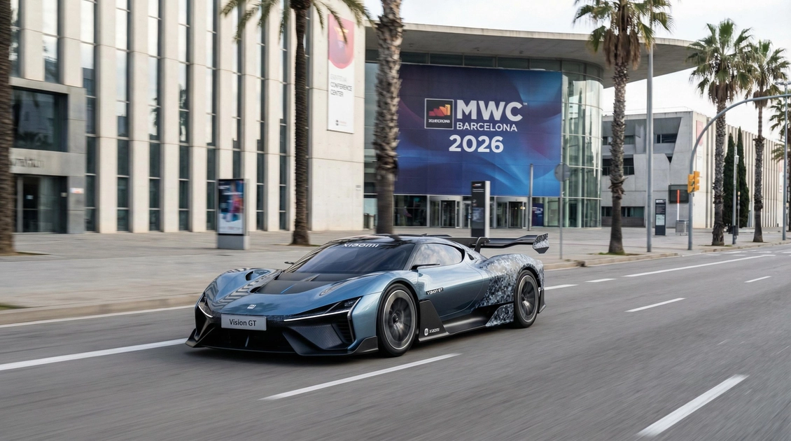 Гіперкар Xiaomi на вулицях Барселони