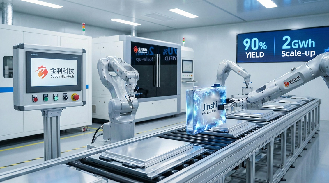 Лінія виробництва твердотільних акумуляторів Gotion