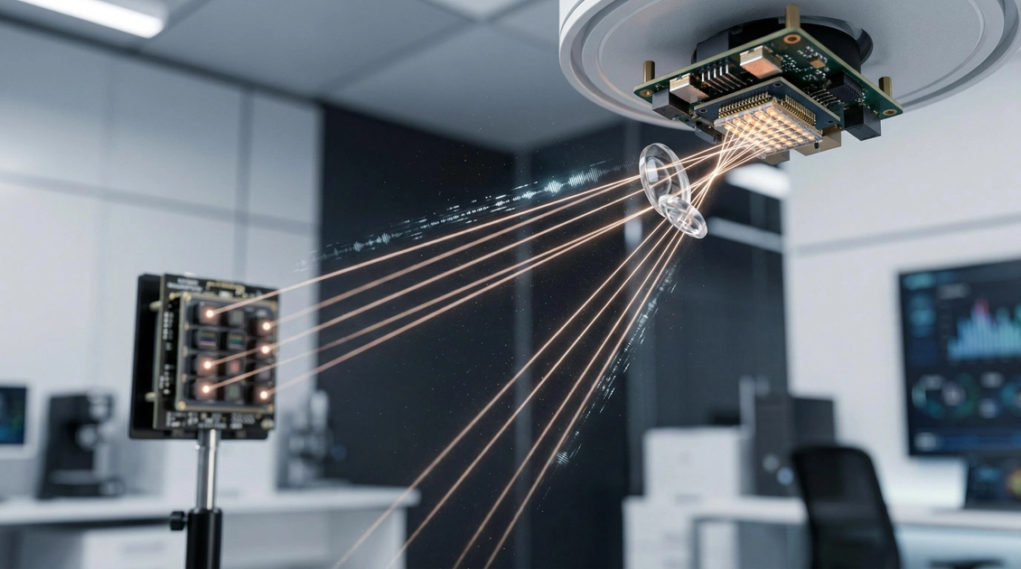 Матриця інфрачервоних лазерів та оптична система