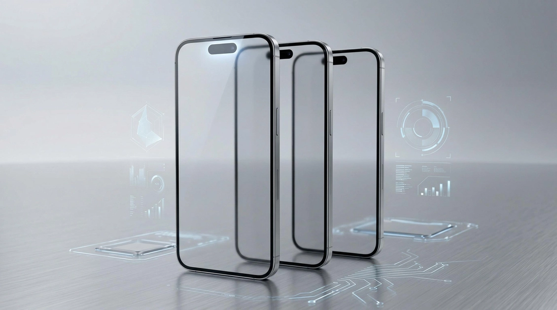 Фронтальна панель iPhone 18 зі зменшеним вирізом