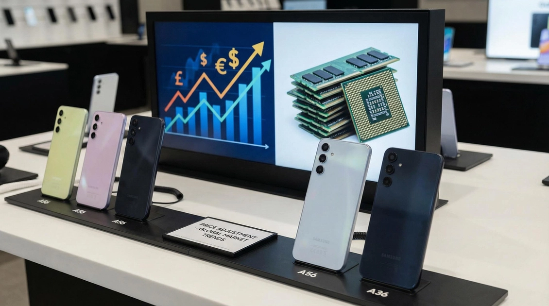 Смартфон Samsung Galaxy A56 5G у графітовому кольорі