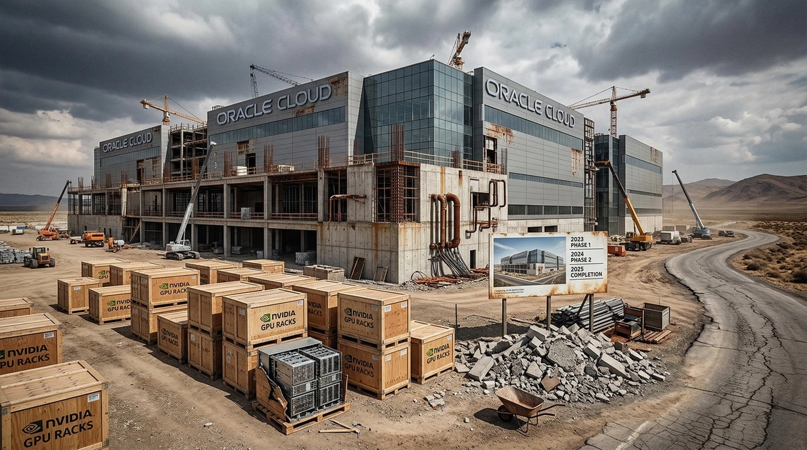 Візуалізація серверної ферми Oracle для ШІ