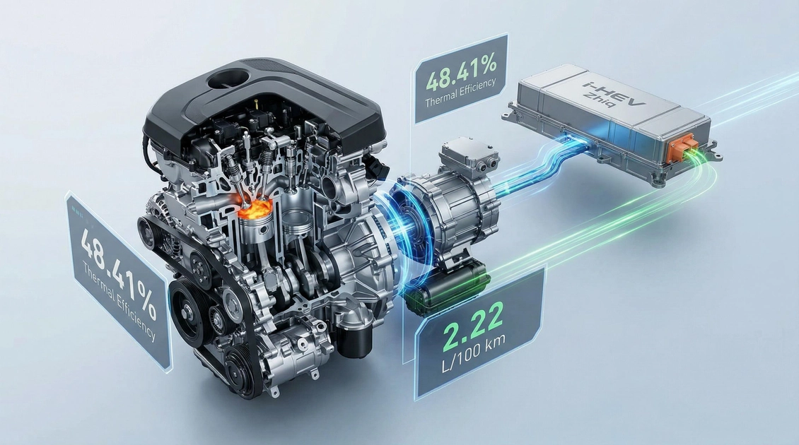 Гібридна установка Geely i-HEV Zhiqing