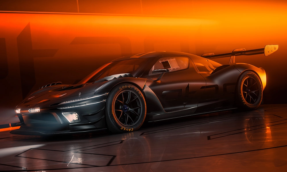 Гоночний концепт Genesis Magma GT3 у чорному кольорі