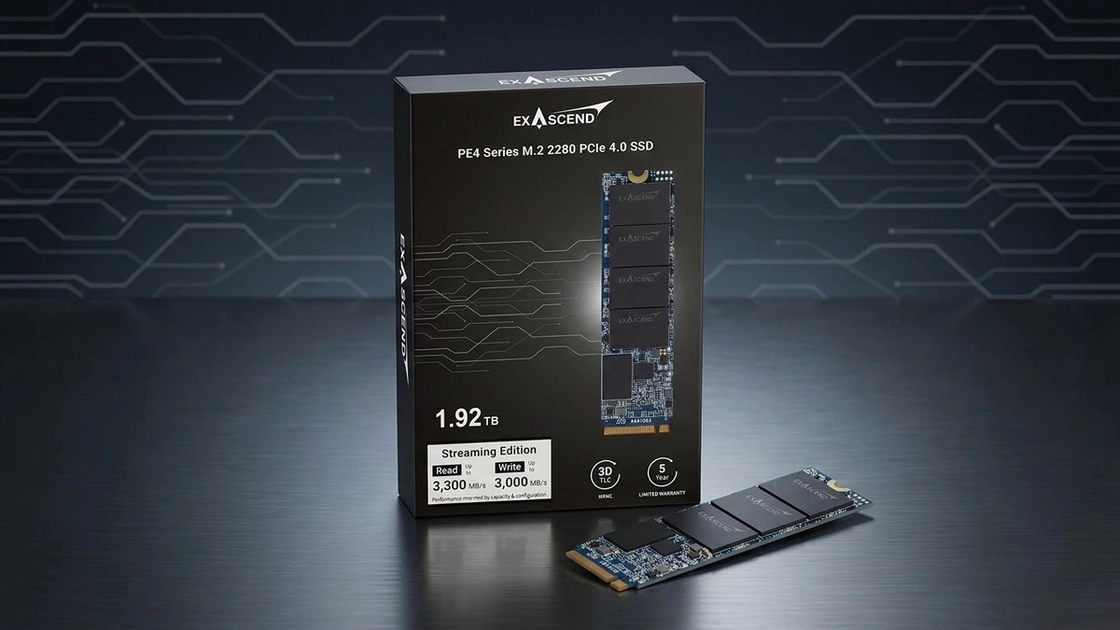Exascend PE4 16TB E1.S: A new benchmark for SSD capacity