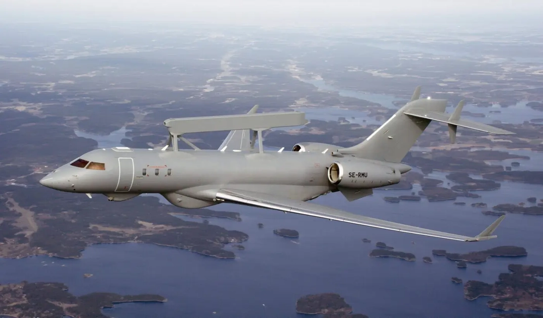 Avion GlobalEye de Saab