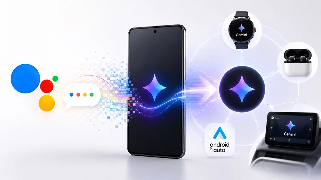 Логотип Google Gemini на екрані смартфона