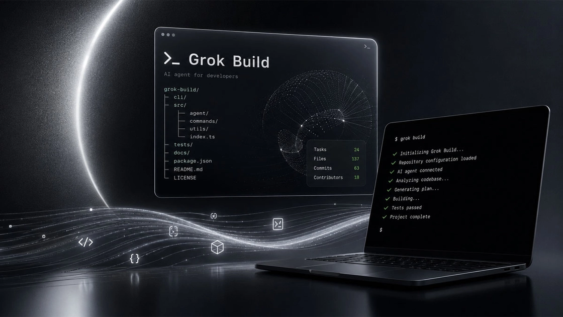 Інтерфейс Grok Build у терміналі