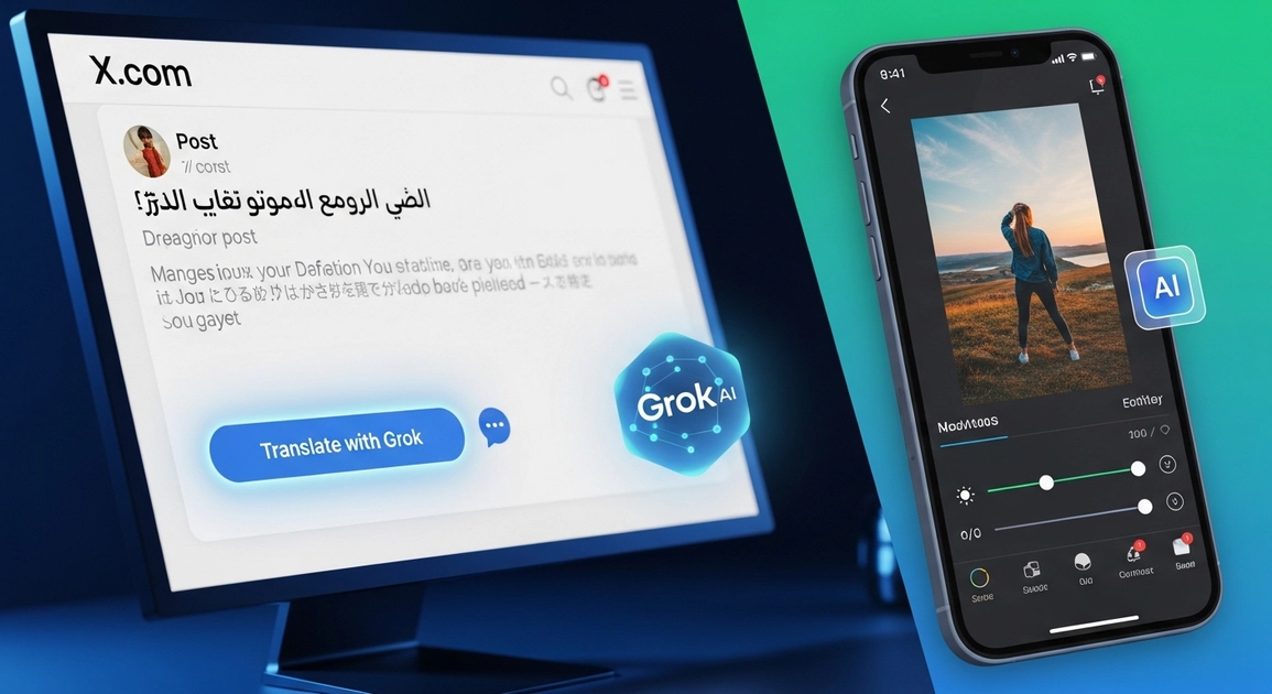 Interface de l'éditeur d'images sur X