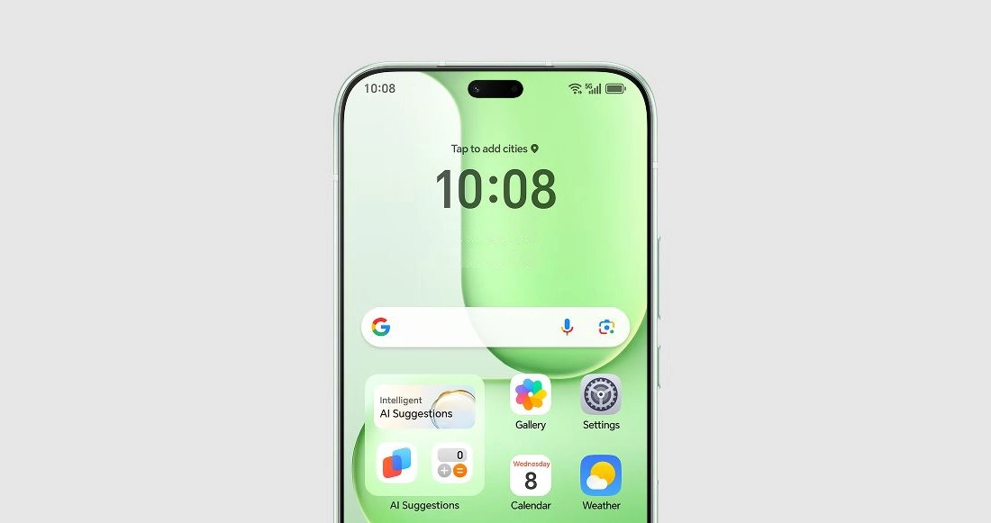 Передня панель смартфона Honor 600e з тонкою рамкою