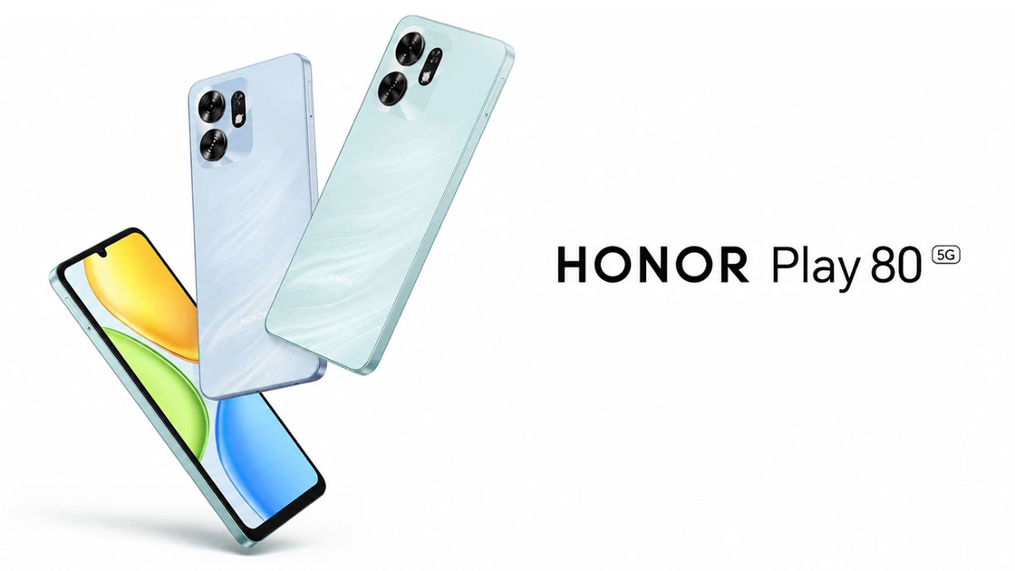 Смартфон Honor Play 80 у кількох кольорах