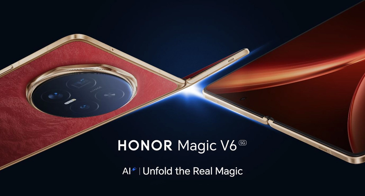 Honor Magic V6 у розгорнутому вигляді