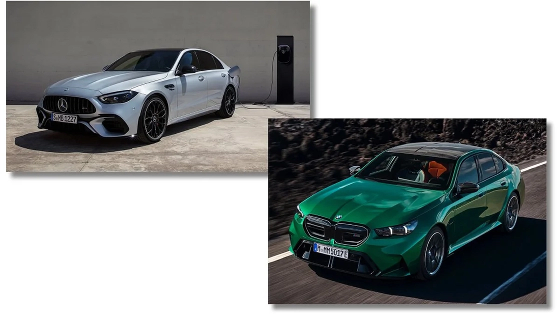 Порівняння Mercedes-AMG та BMW M5 на треку