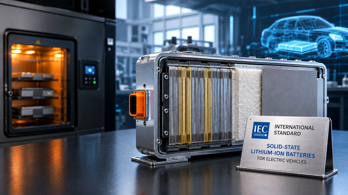 China's GB/T 43568-2026 standard classifies batteries into three categories, with a strict 0.5% weight-loss threshold separating true solid-state cells from hybrid alternatives.