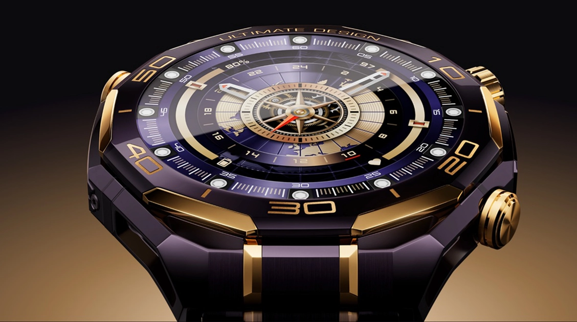 Huawei's Watch Ultimate Design: A Royal Gold Finish for Tech Enthusiasts