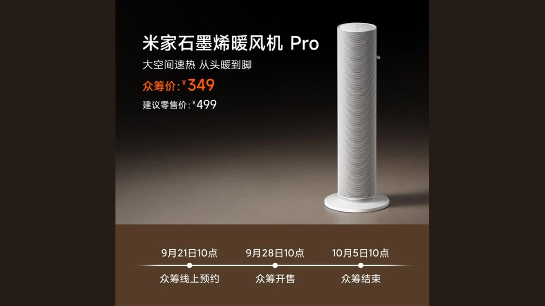 Розумний обігрівач Xiaomi Mijia Graphene Heater Pro