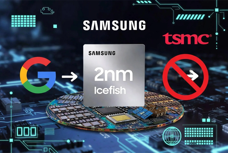 Виробництво чипів на заводі Samsung
