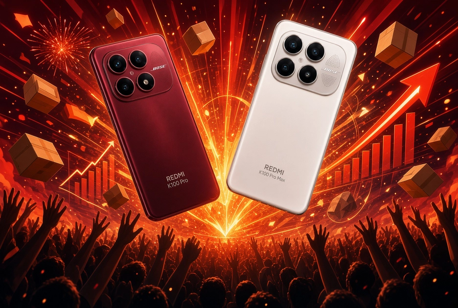 Продажі смартфонів серії Redmi K100 Pro