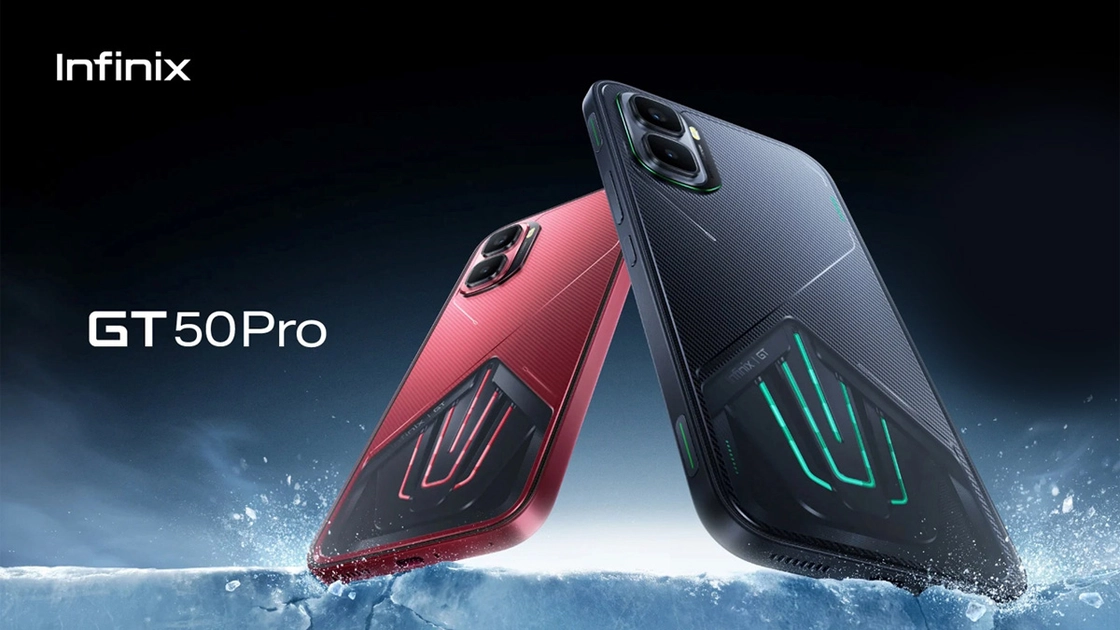 Ігровий смартфон Infinix GT 50 Pro з підсвічуванням