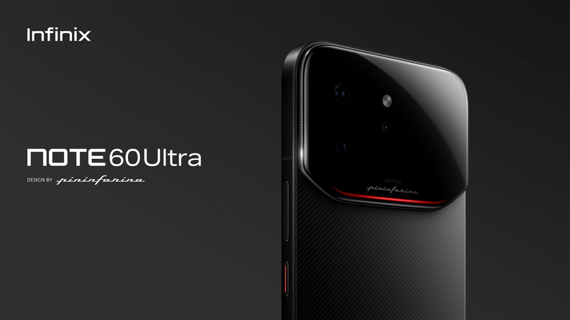 Смартфон Infinix Note 60 Ultra з металевим корпусом