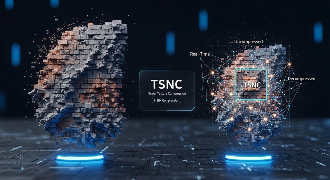 Порівняння стиснення текстур за допомогою технології Intel TSNC