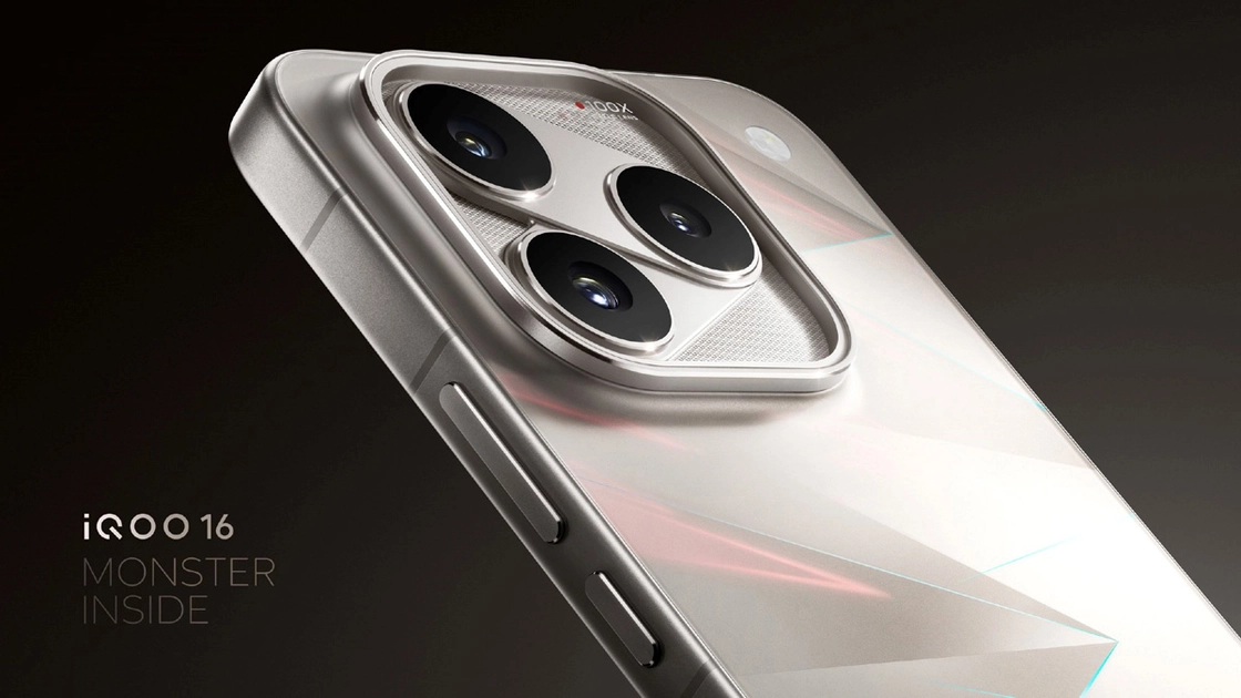 iQOO 16 — the first phone to ship with Samsung's M16 OLED panel material.