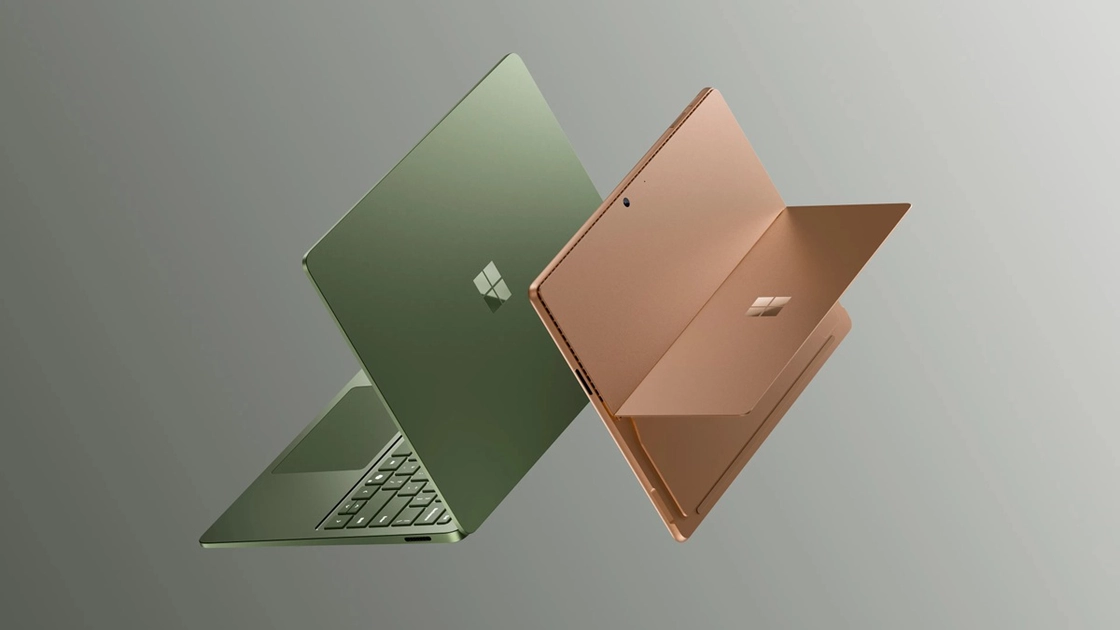 La nouvelle Surface Pro (2026) avec puce Snapdragon X2, disponible en coloris Platinum, Black et Dune.