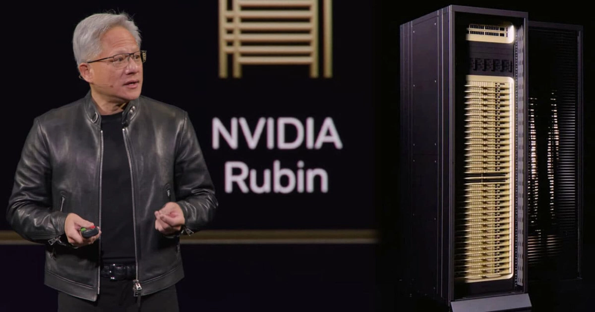 Стійка Nvidia NVL72 на базі архітектури Rubin