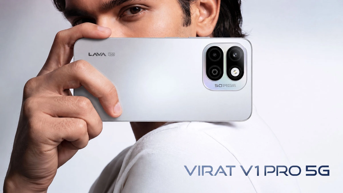 Смартфон Lava Virat V1 Pro 5G у двох кольорах