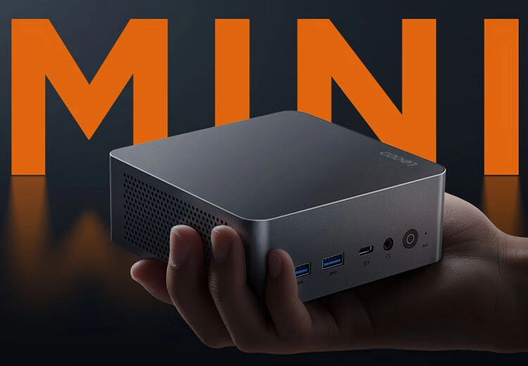 Міні-ПК Lenovo Lecoo AI Mini чорного кольору