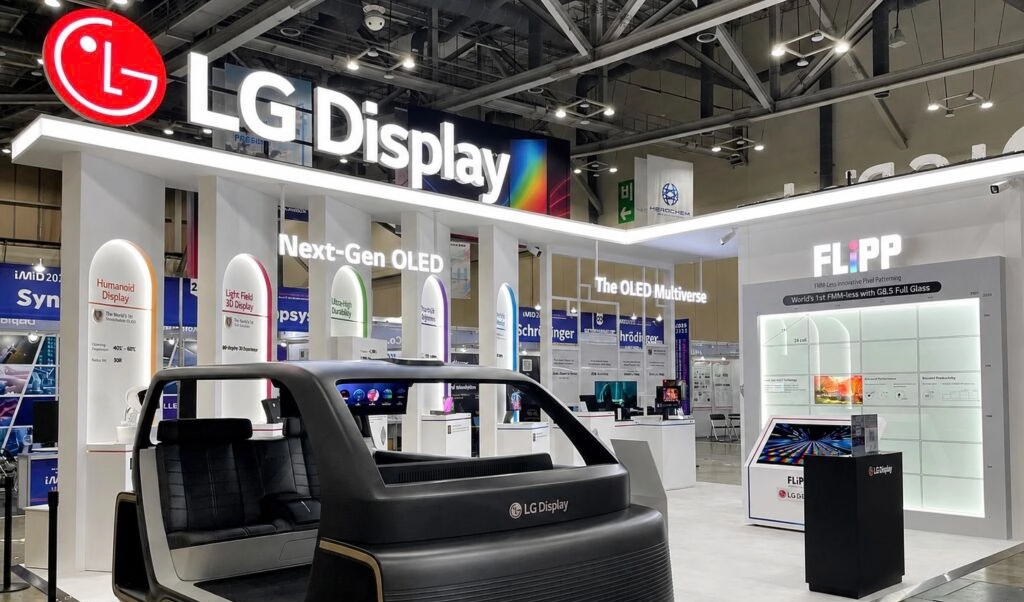 Схема структури пікселів нової OLED панелі