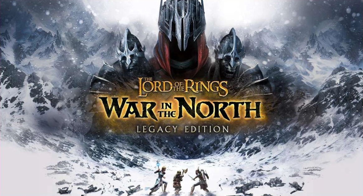 The three playable heroes of War in the North: ranger Eradan, elven loremaster Andriel, and dwarf champion Farin.