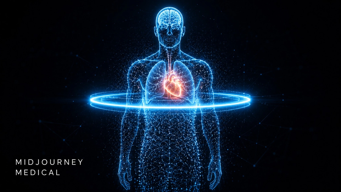Концепт медичного сканера Midjourney Medical