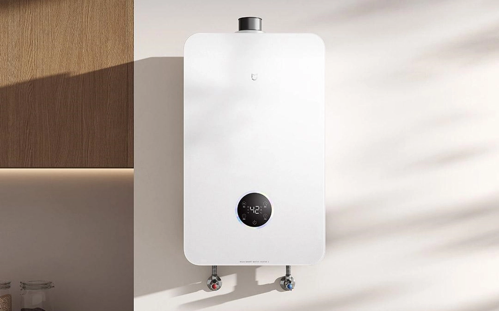 The Mijia Smart Gas Water Heater 2 uses condensing technology to exceed 100% thermal efficiency.