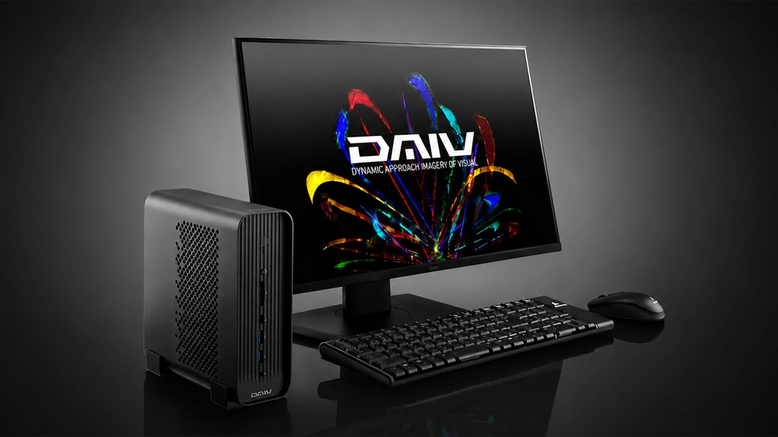 Міні-ПК Mouse DAIV CX-A9A60 на підставці